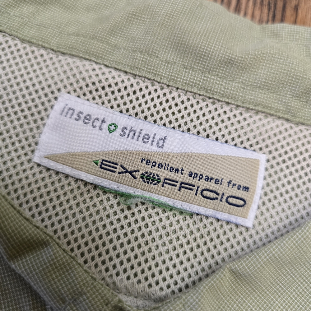 Exofficio Light Green Insect Shield Shirt - Picture 8 of 9